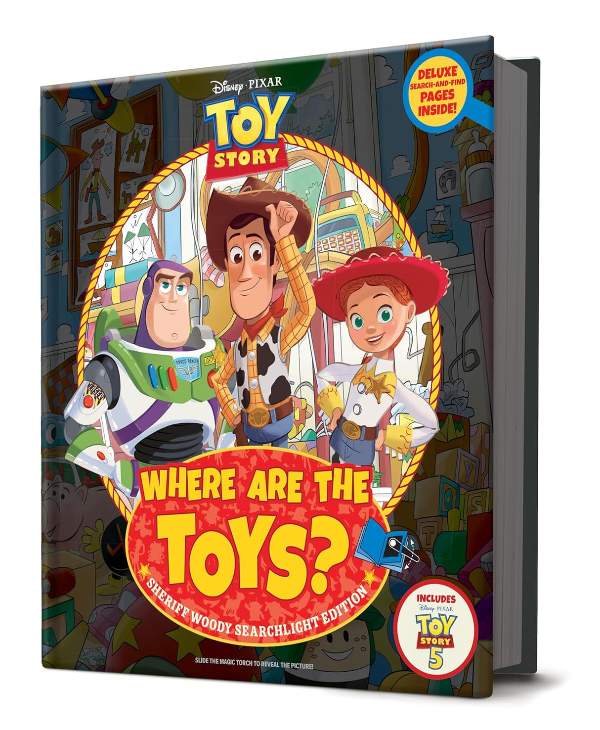 Where are the Toys?: Sheriff Woody Searchlight Edition (Disney Pixar)