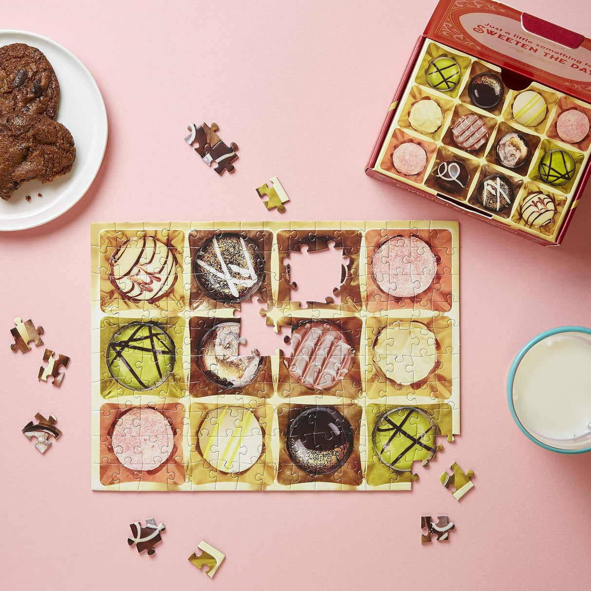 A Little Something Chocolate: 150-Piece Mini Puzzle