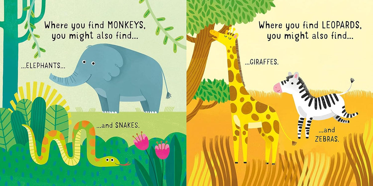 Usborne First Jigsaw & Book Wild Animals