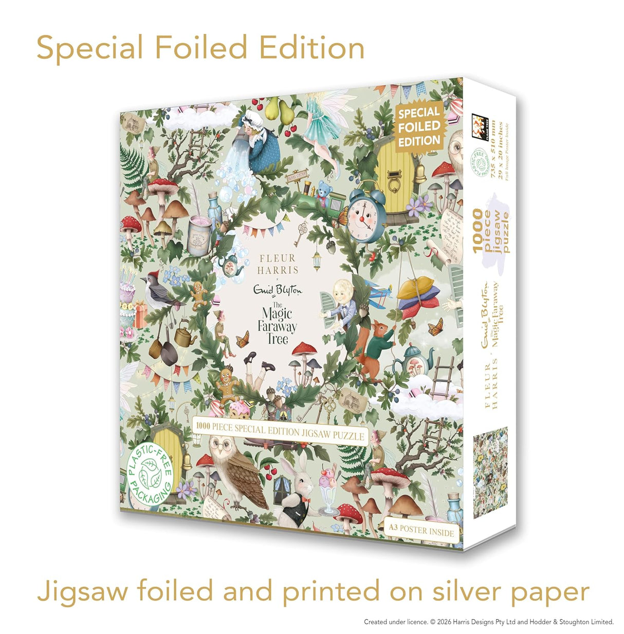 Special Edition Adult Foiled Jigsaw Puzzle Enid Blyton & Fleur Harris: The Magic Faraway Tree