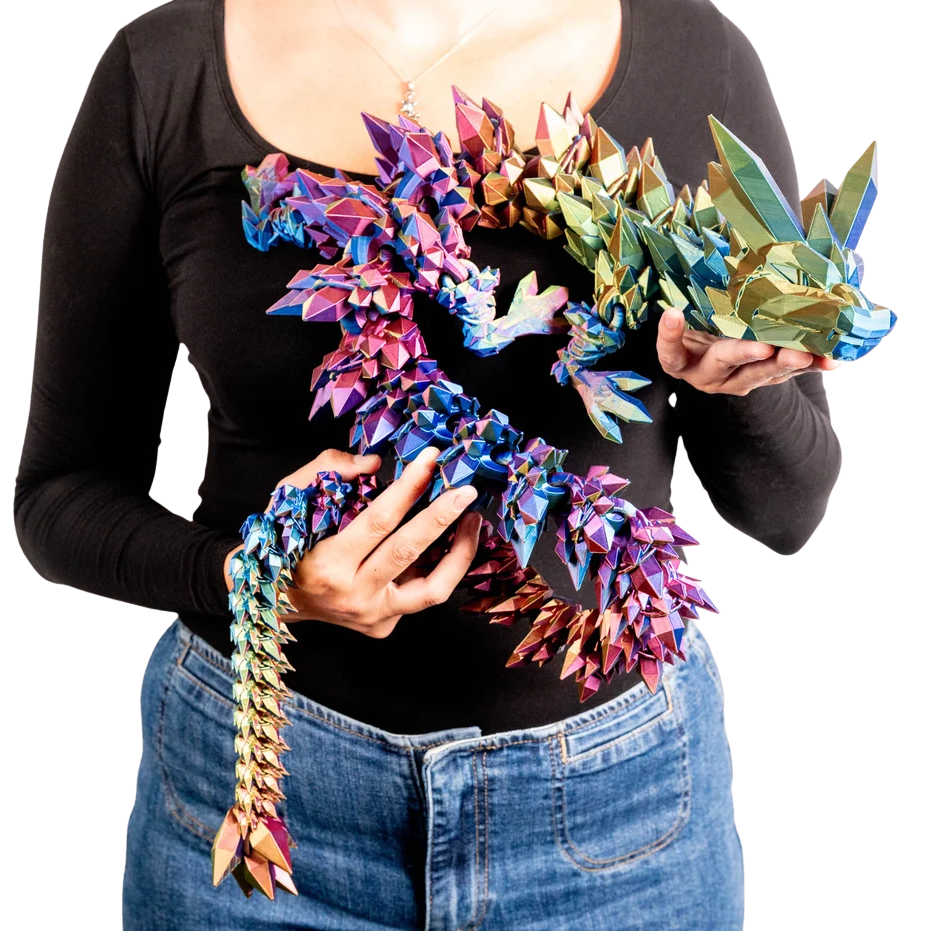 Turtle Creations: Jumbo Dragon - Jumbo Crystal Dragon (Paua Pearl)