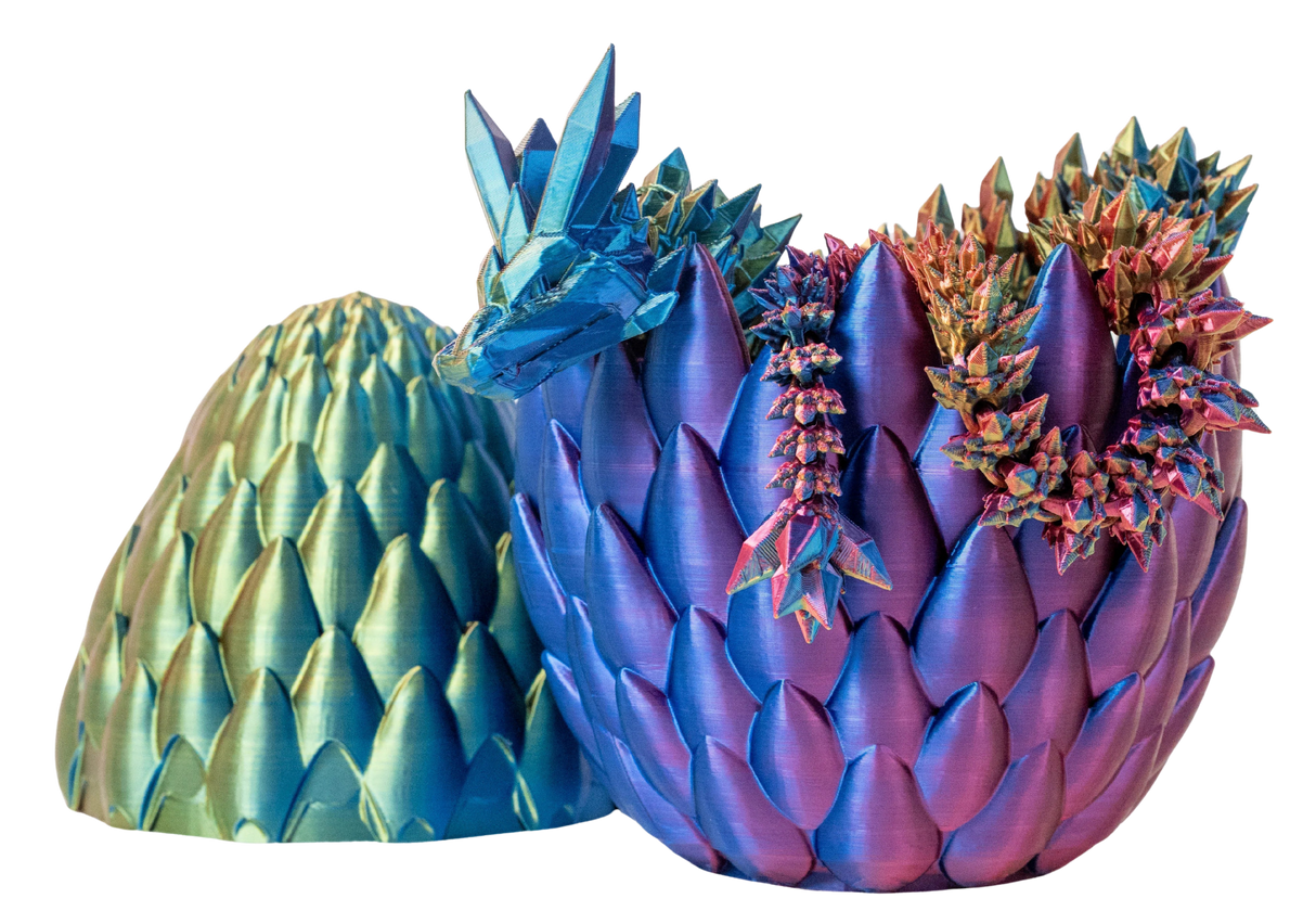 Turtle Creations: Crystal Dragon - Paua Pearl / Regular In A Large Egg