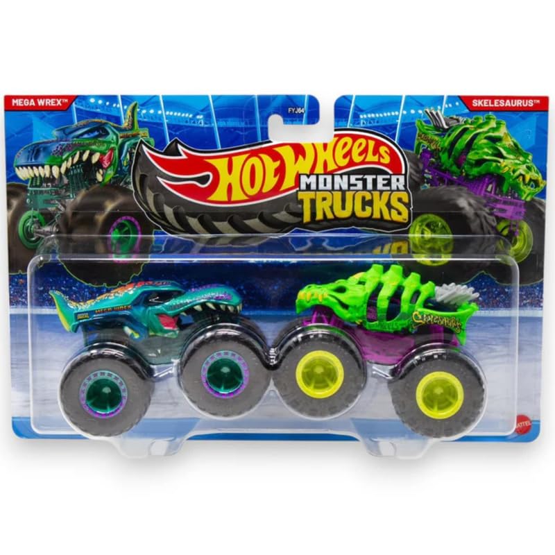 Hot Wheels: 1:64 2 Pack - Mega Wrex vs Skelesaurus