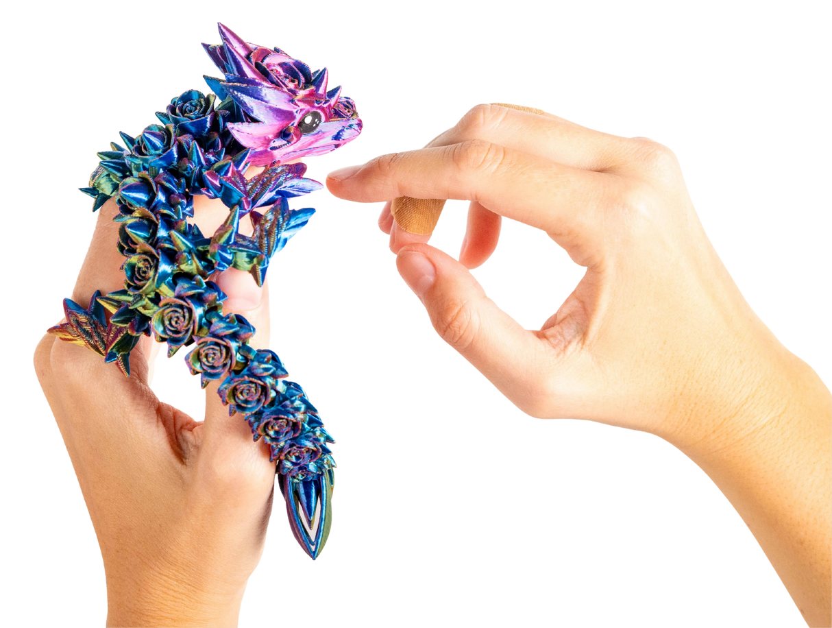 Turtle Creations: Baby Rose Dragon - Paua Pearl / Small Baby