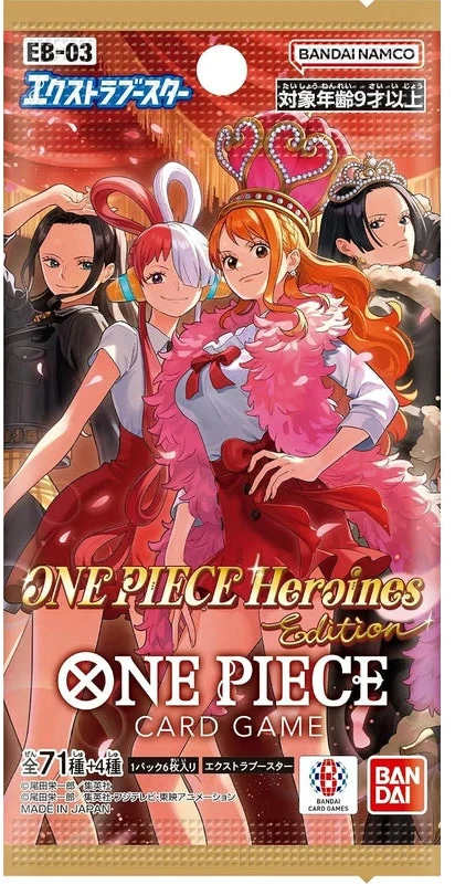 One Piece Card Game: 'Heroines Edition' Booster Pack EB-03 - Japanese Language
