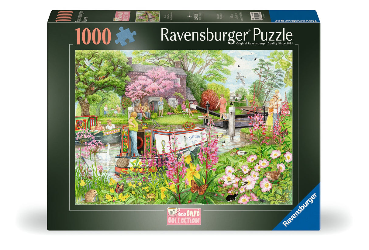 Ravensburger: Cosy Cafe No 4: River Cafe Puzzle - 1000 Piece