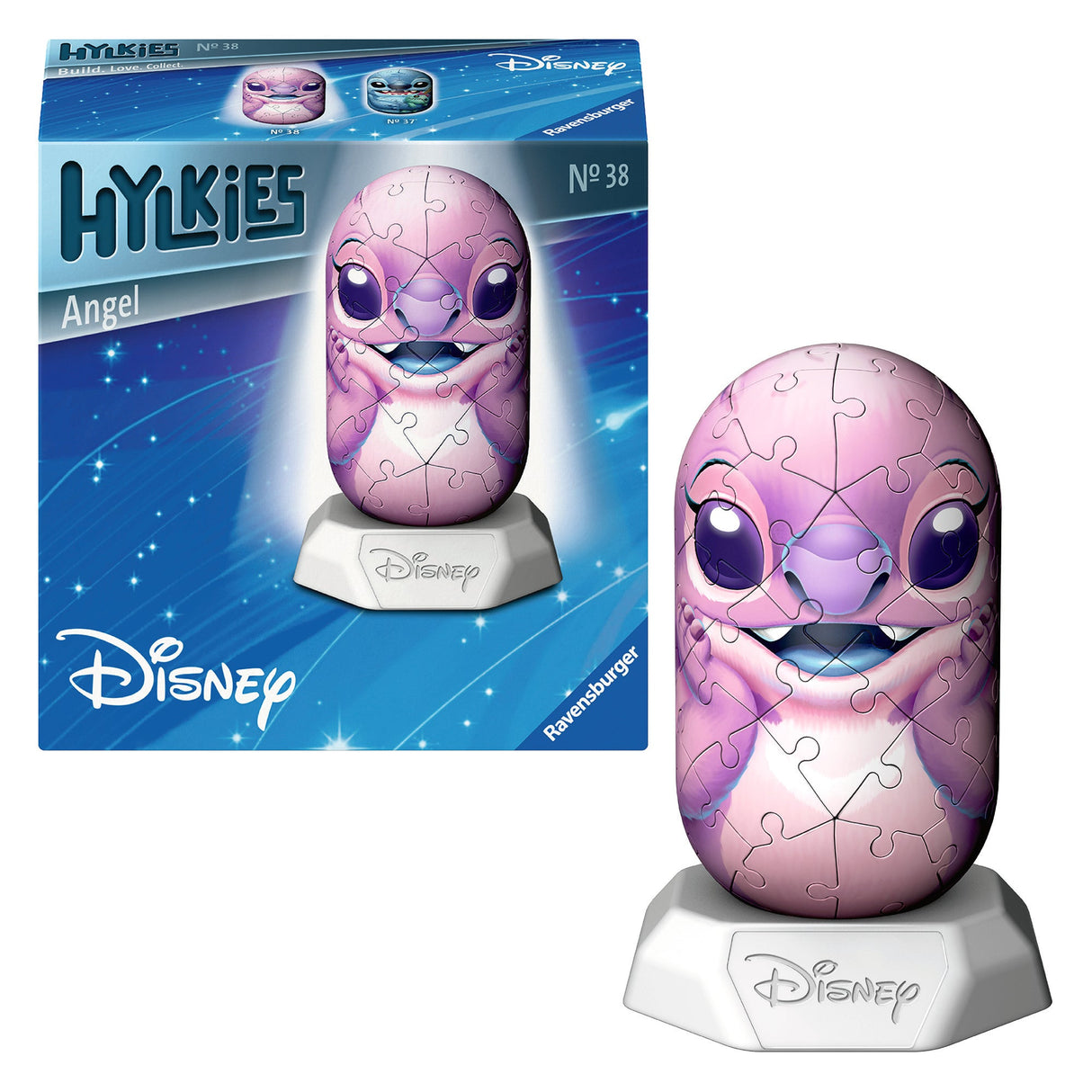 Ravensburger: Hylkies #38 - Disney Stich Angel 3D Puzzle - 54 Piece