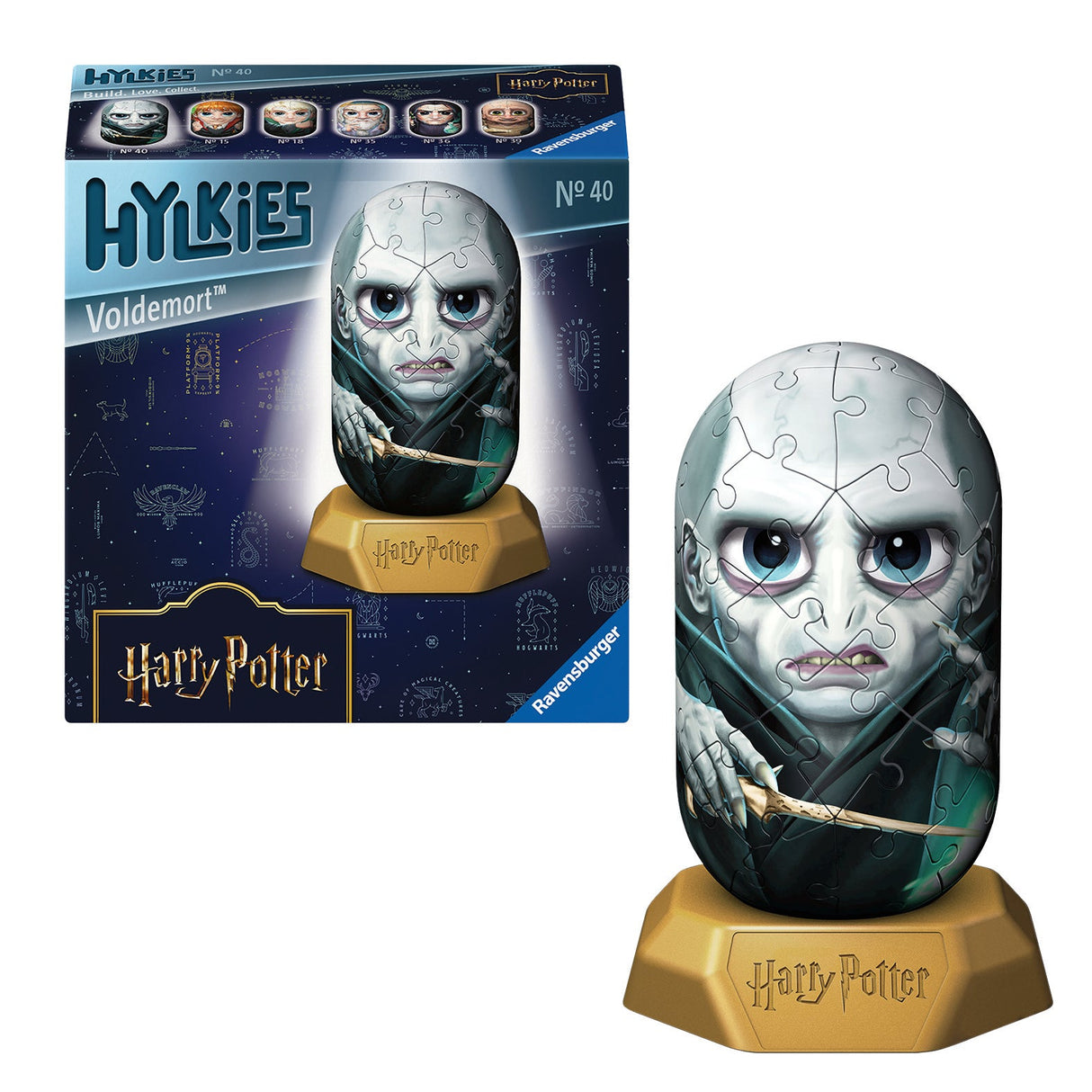 Ravensburger: Hylkies #40 - Harry Potter Voldemort 3D Puzzle - 54 Piece