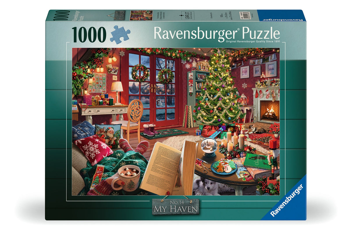 Ravensburger: My Haven No 14 Christmas Cabin Puzzle - 1000 Piece