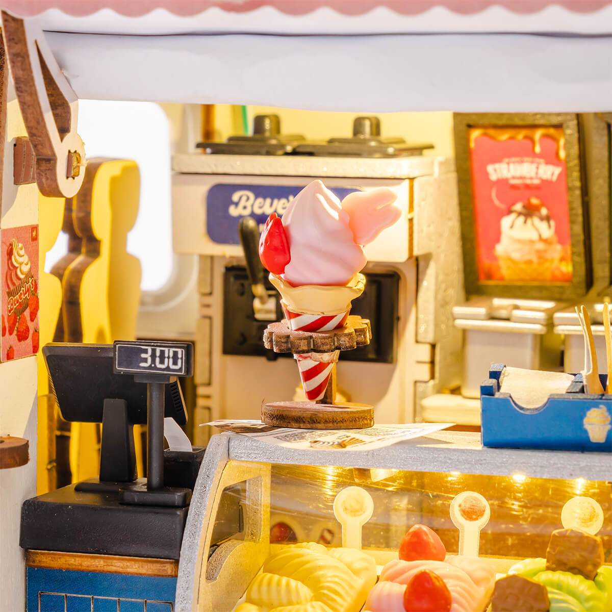 Rolife: Beverly's Ice Cream Truck DIY Miniature Puzzle