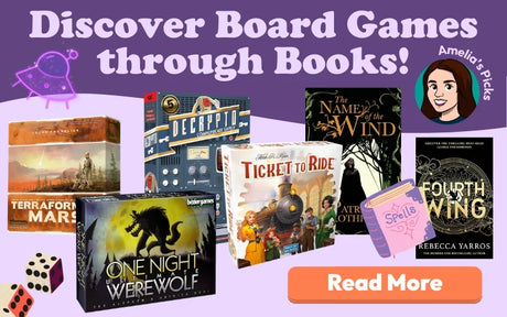 Discover Board Games through Books