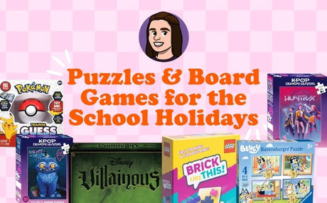 Puzzles & Board Games for the School Holidays