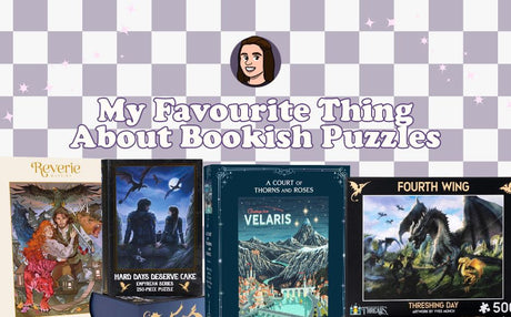 My Favourite Thing About Bookish Puzzles Blog image