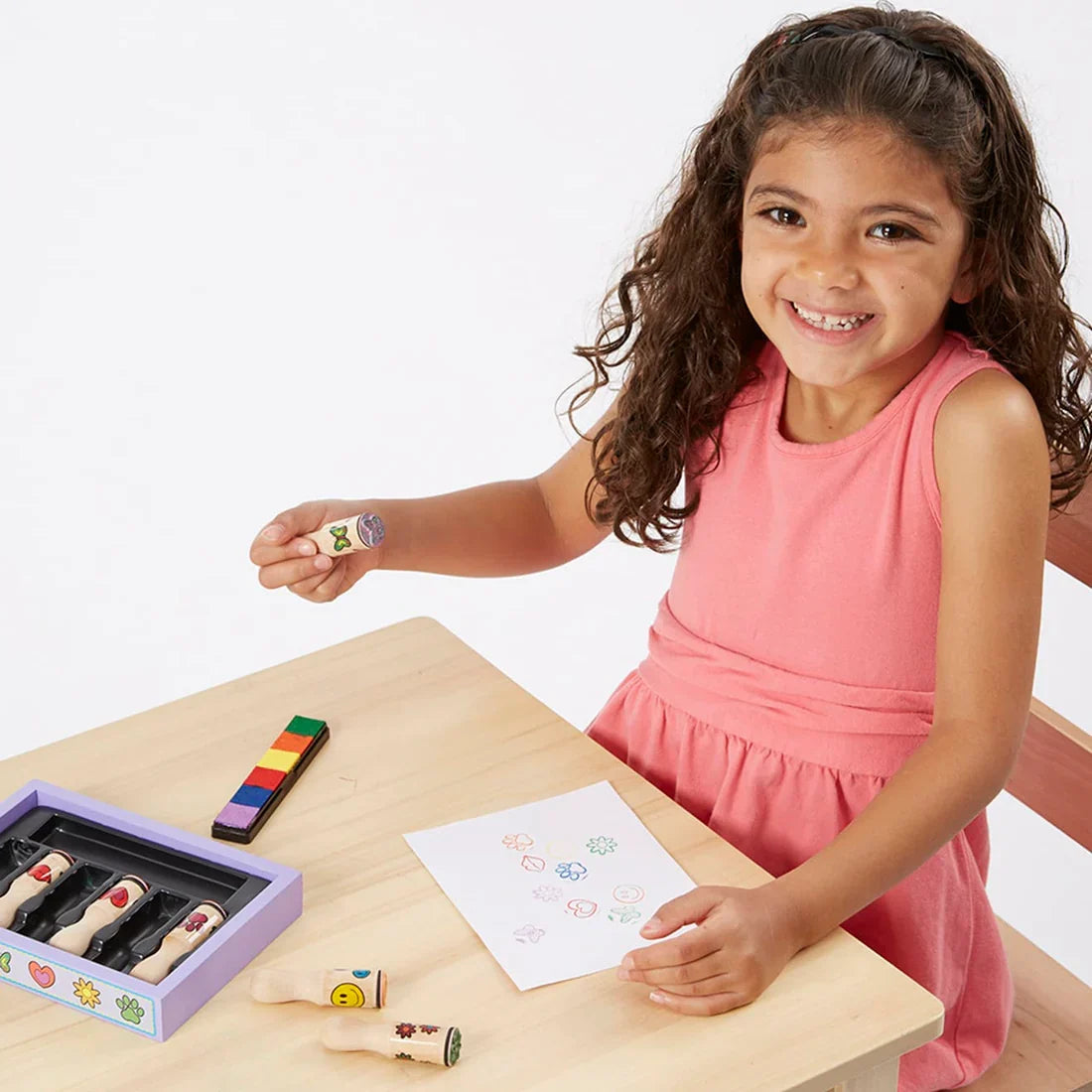 Melissa & Doug: Happy Handle Stamp Set