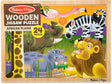 Melissa & Doug - African Plains Wooden Jigsaw Puzzle - 24 Piece