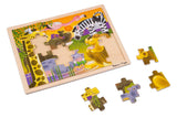 Melissa & Doug - African Plains Wooden Jigsaw Puzzle - 24 Piece