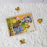 Melissa & Doug - African Plains Wooden Jigsaw Puzzle - 24 Piece