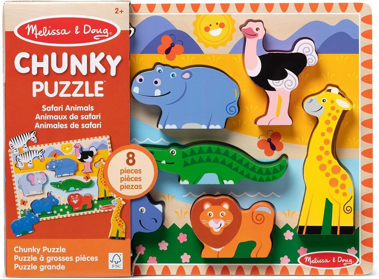 Melissa & Doug: Fresh Start Safari Chunky Puzzle