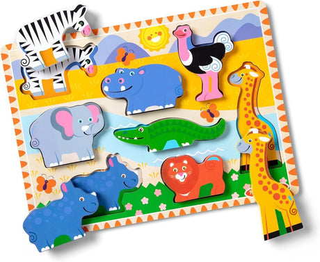 Melissa & Doug: Fresh Start Safari Chunky Puzzle