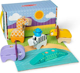 Melissa & Doug: Blockables Safari Play Set