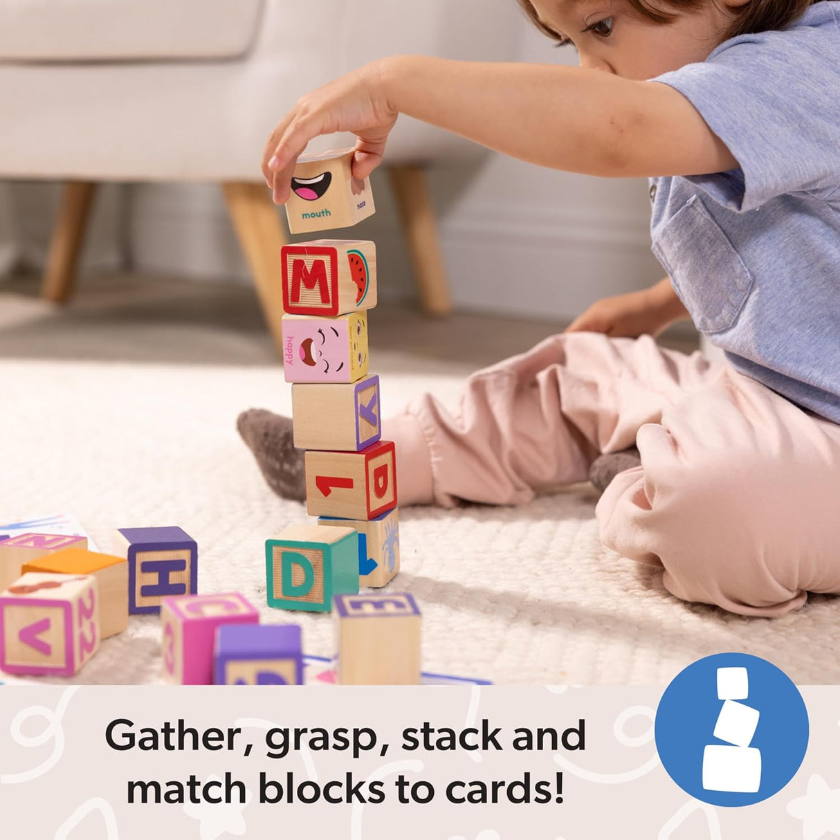 M&D - Ms. Rachel Blocks + Activity Cards