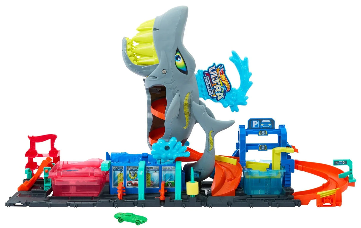 Hot Wheels: Ultra Shark Car Wash Playset