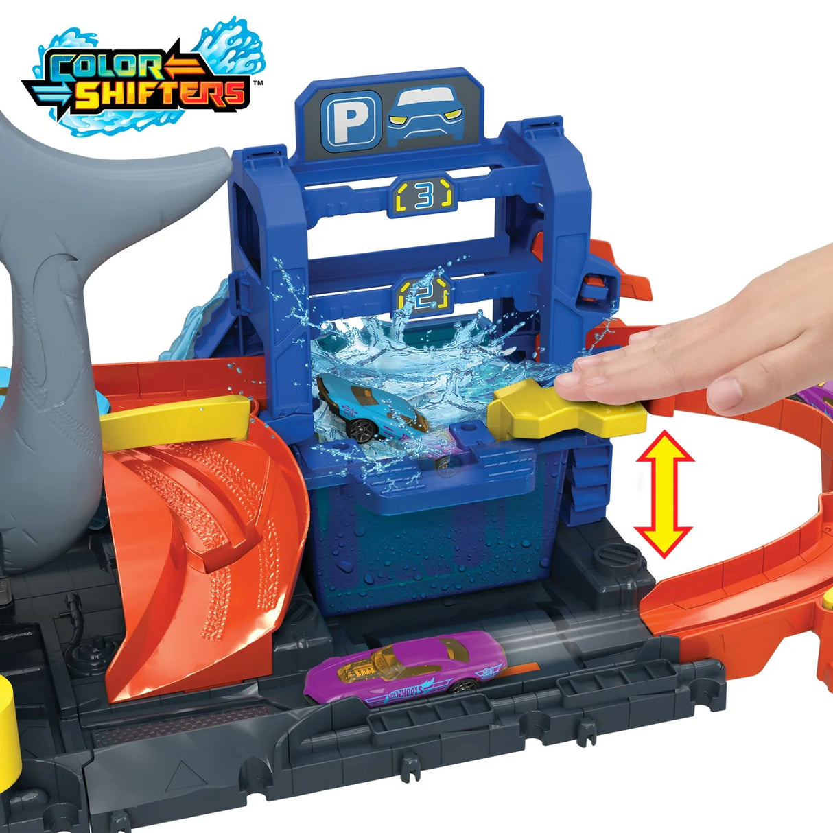 Hot Wheels: Ultra Shark Car Wash Playset
