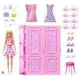 Barbie: Dream Closet Playset, Doll & Accessories