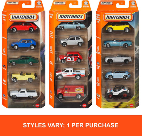 Matchbox: 5 Vehicle Pack