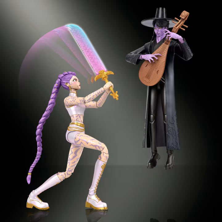 KPop Demon Hunters: Rumi & Jinu Final Battle Action Figure Set