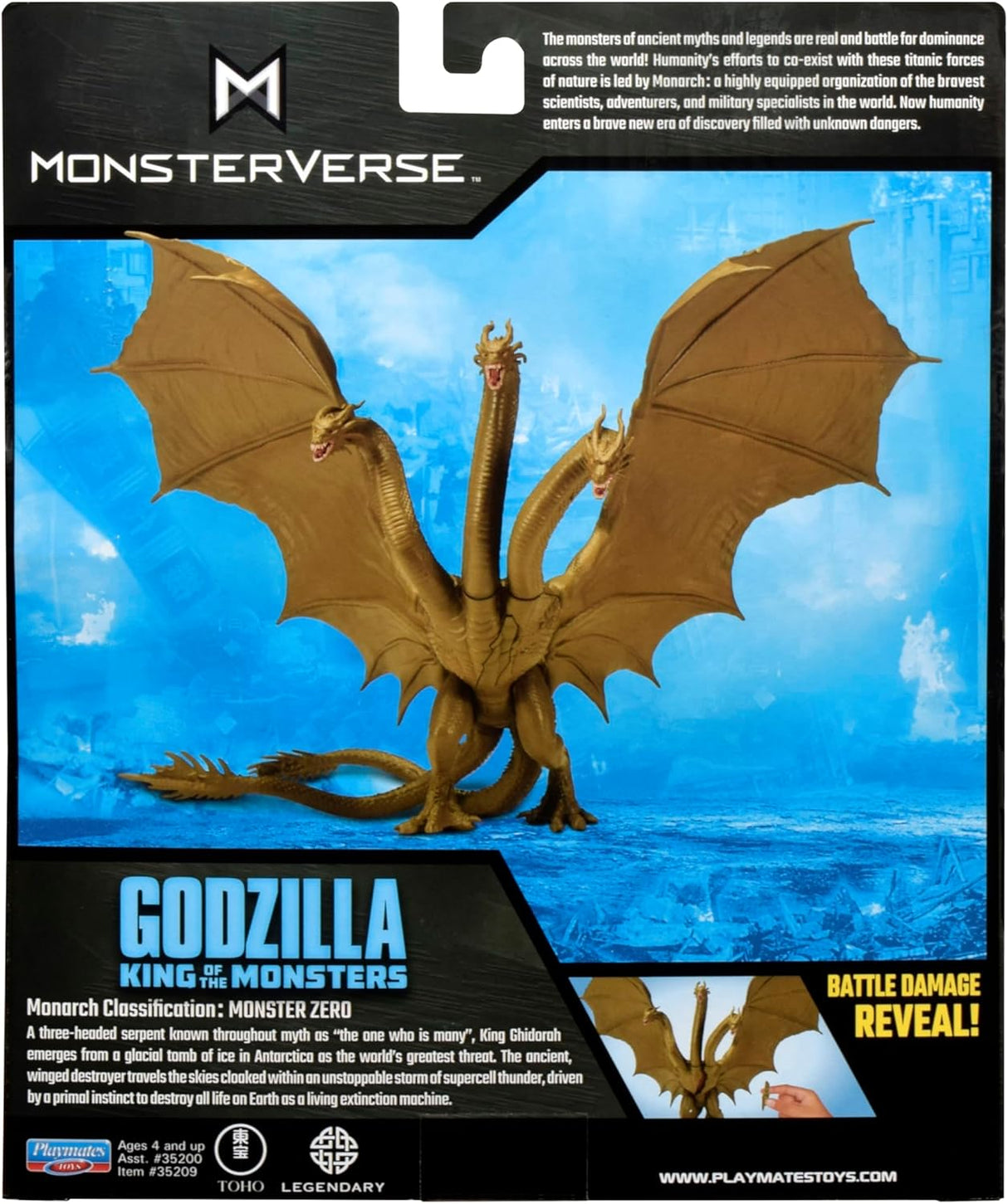 Monsterverse: King Ghidorah - 6" Figure