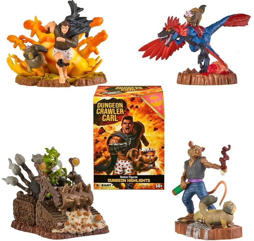 Dungeon Crawler Carl: 4 Inch Dungeon Highlights Statue Figure - Blind Box