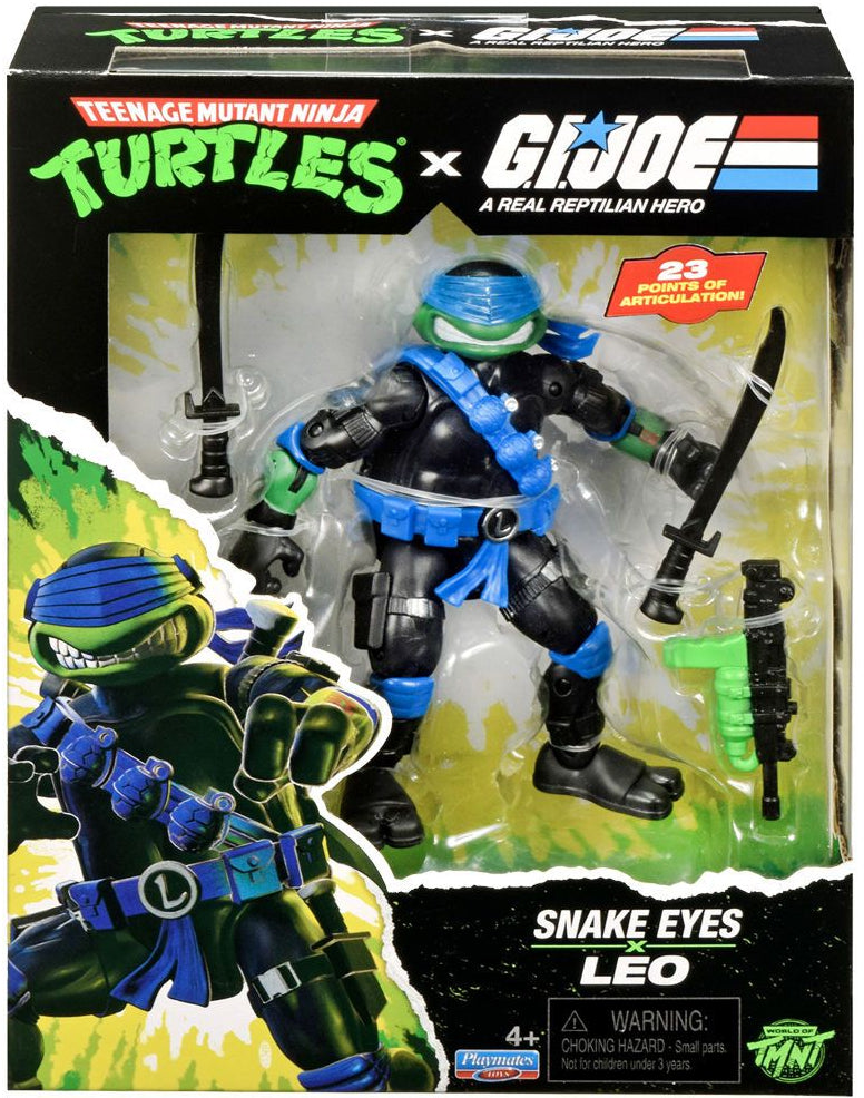 Teenage Mutant Ninja Turtles X G.I. Joe - Snake Eyes x Leo