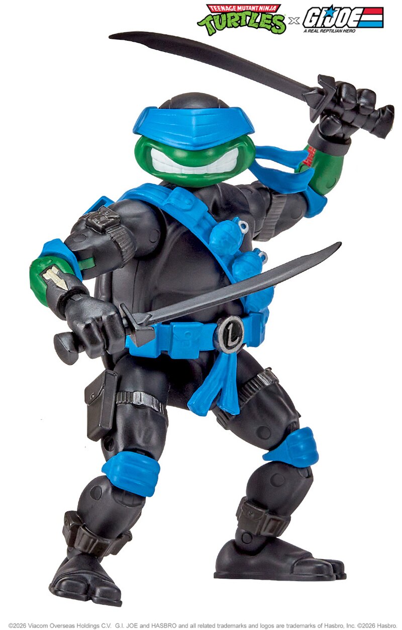 Teenage Mutant Ninja Turtles X G.I. Joe - Snake Eyes x Leo