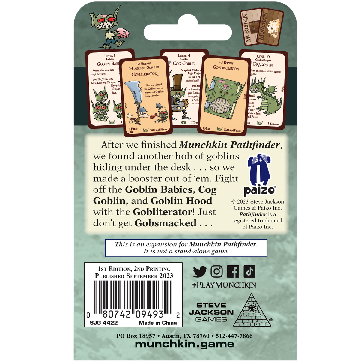 Munchkin Pathfinder Gobsmacked!