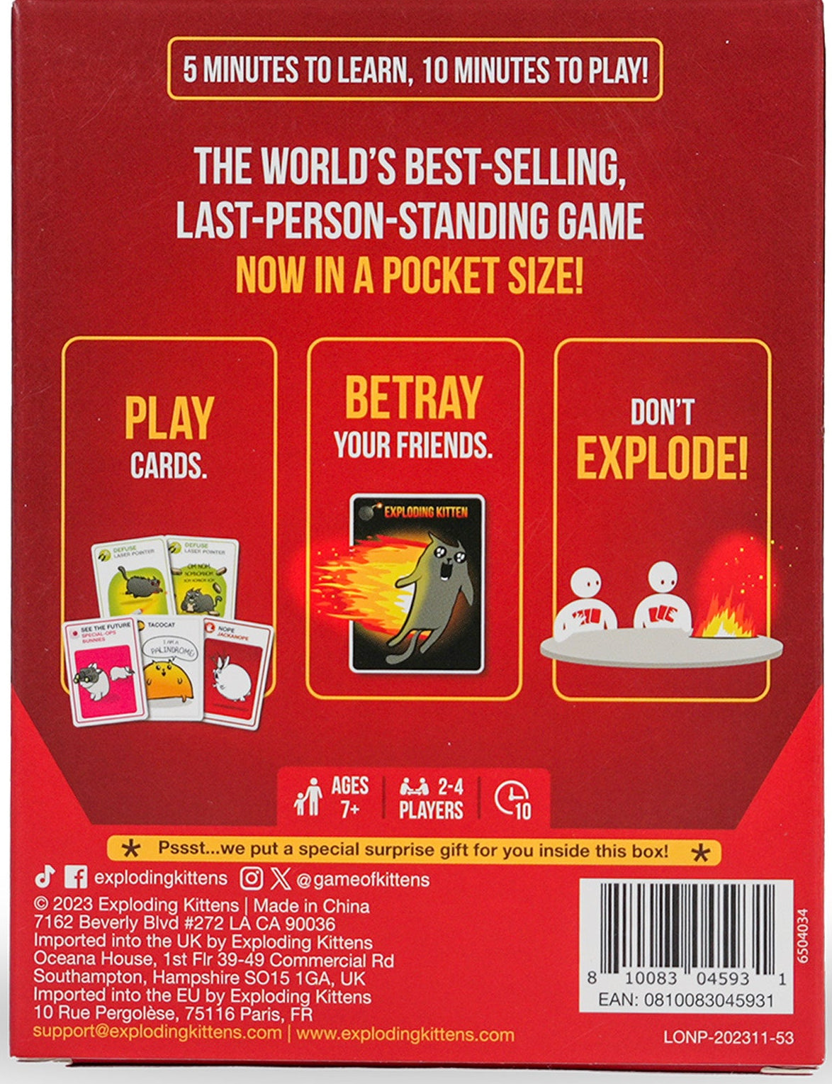 Grab & Game - Exploding Kittens