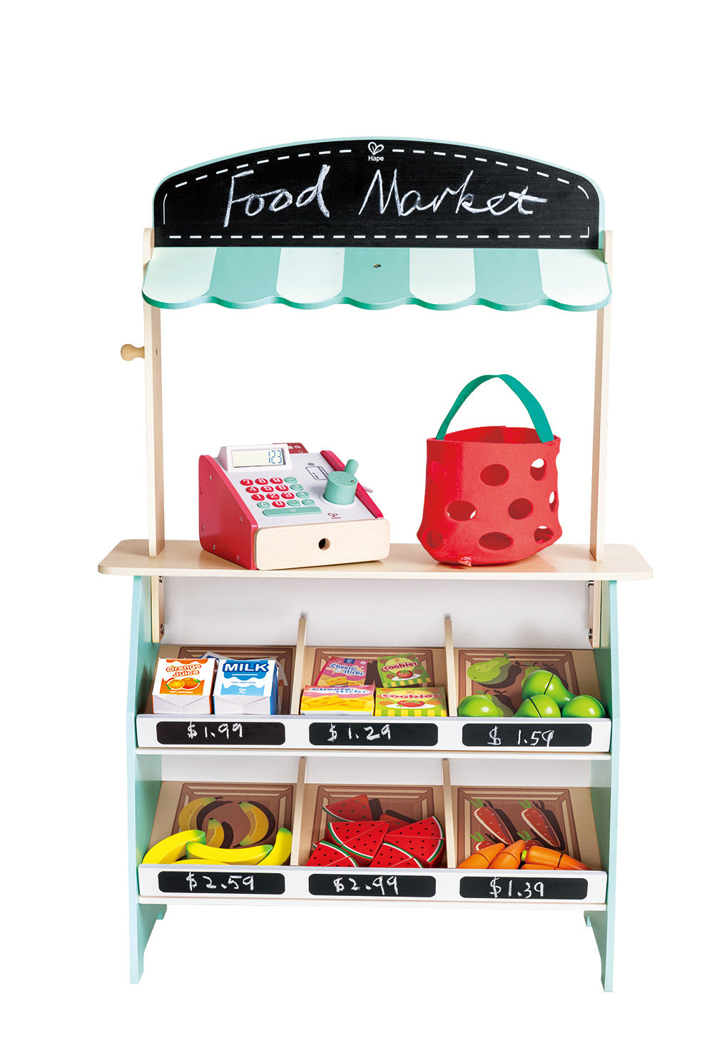 Hape: Play Essentials Farmers Market Stall