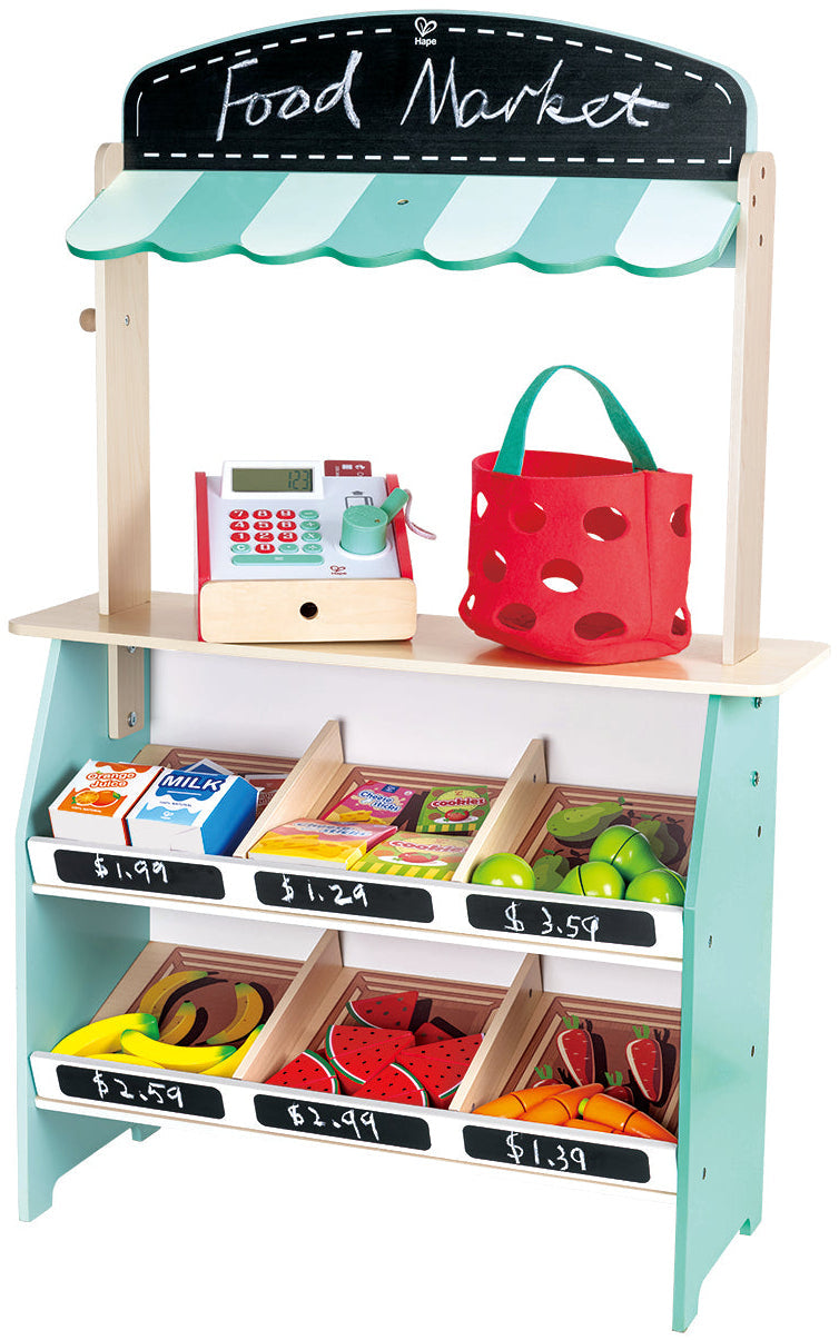 Hape: Play Essentials Farmers Market Stall