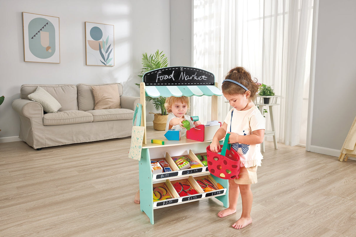 Hape: Play Essentials Farmers Market Stall