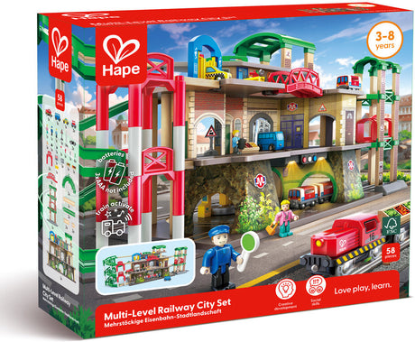 Hape: Multi-Level Railway City Set