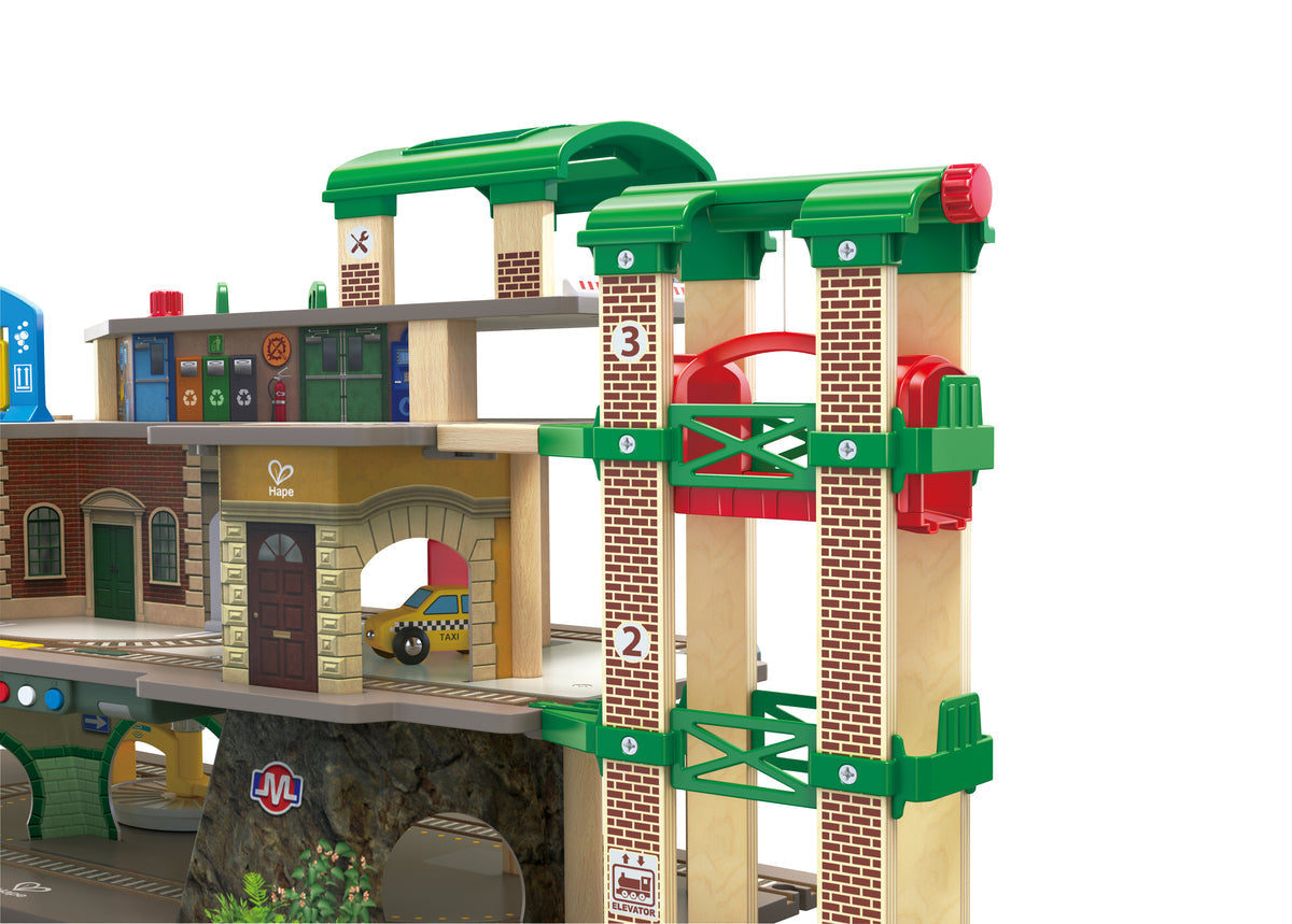 Hape: Multi-Level Railway City Set