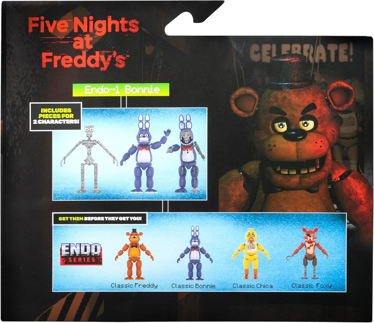 Five Nights At Freddy's Endo Series - Bonnie 6" Figure Set