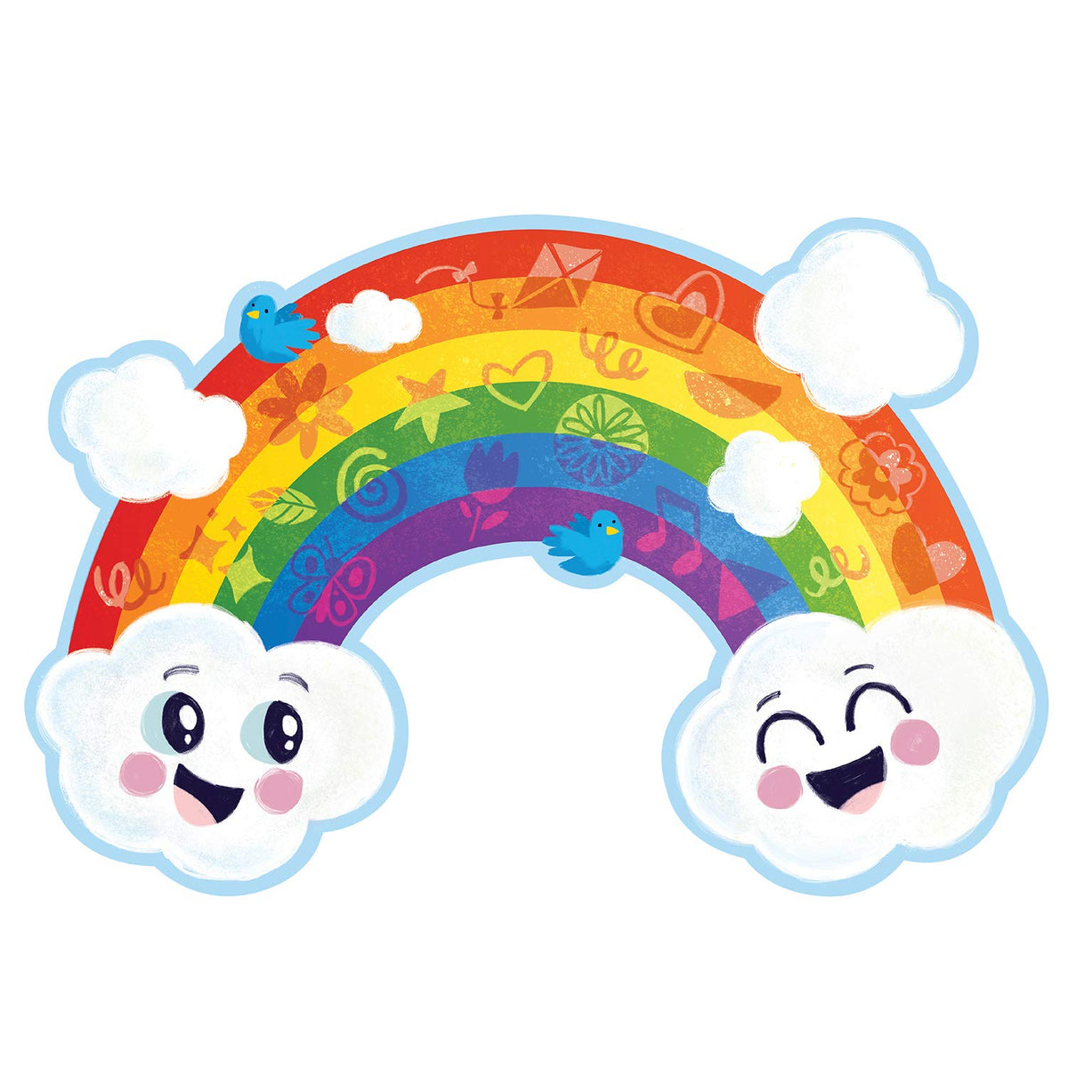 Peaceable Kingdom: Floor Puzzle Rainbow 35 Pieces