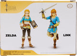 Nintendo: Link & Zelda - Breath of the Wild 4" Figure Set