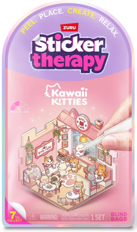 Sticker Therapy - Kawaii Kitties (Assorted Designs)