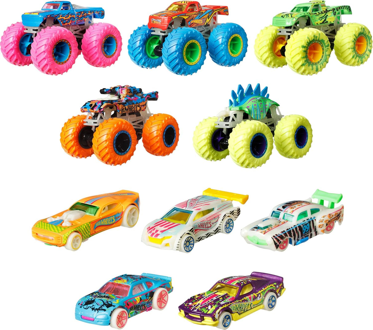 Hot Wheels: Monster Trucks Glow In The Dark Collection