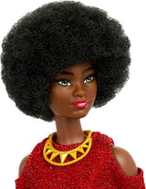 Barbie: Fashion Doll - Red Sparkly Dress