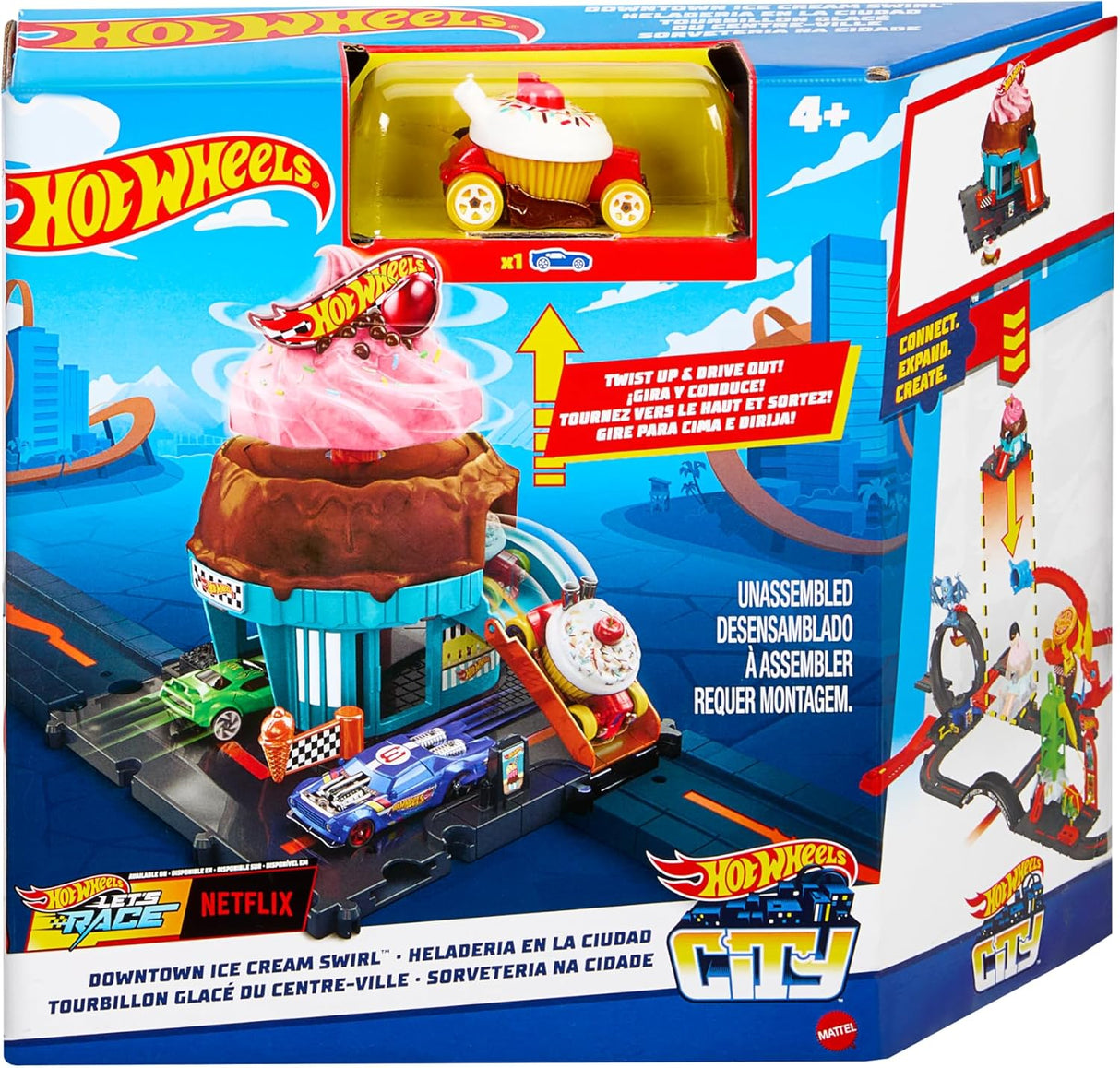 Hot Wheels: Downtown Ice Cream Swirl