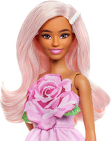 Barbie: Fashionista Doll - Strapless Rose Dress