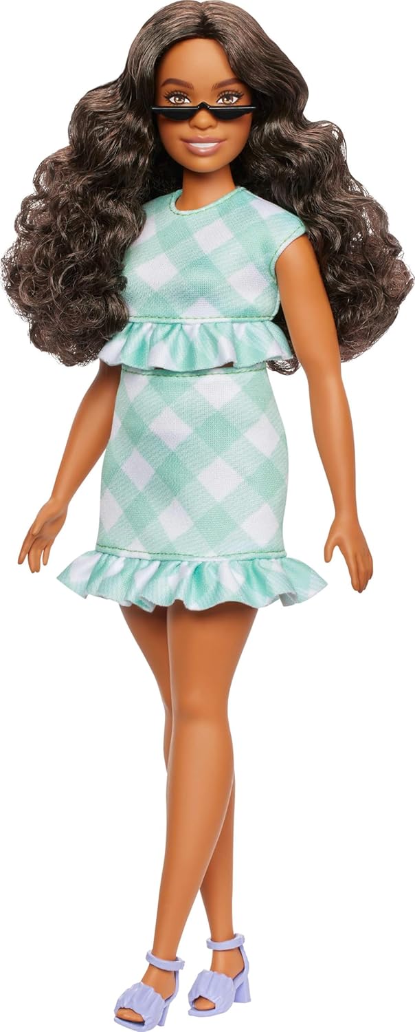 Barbie: Fashionista Doll - Green Gingham Dress